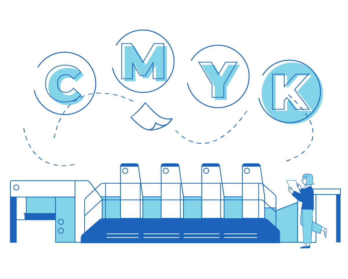 offset CMYK printing